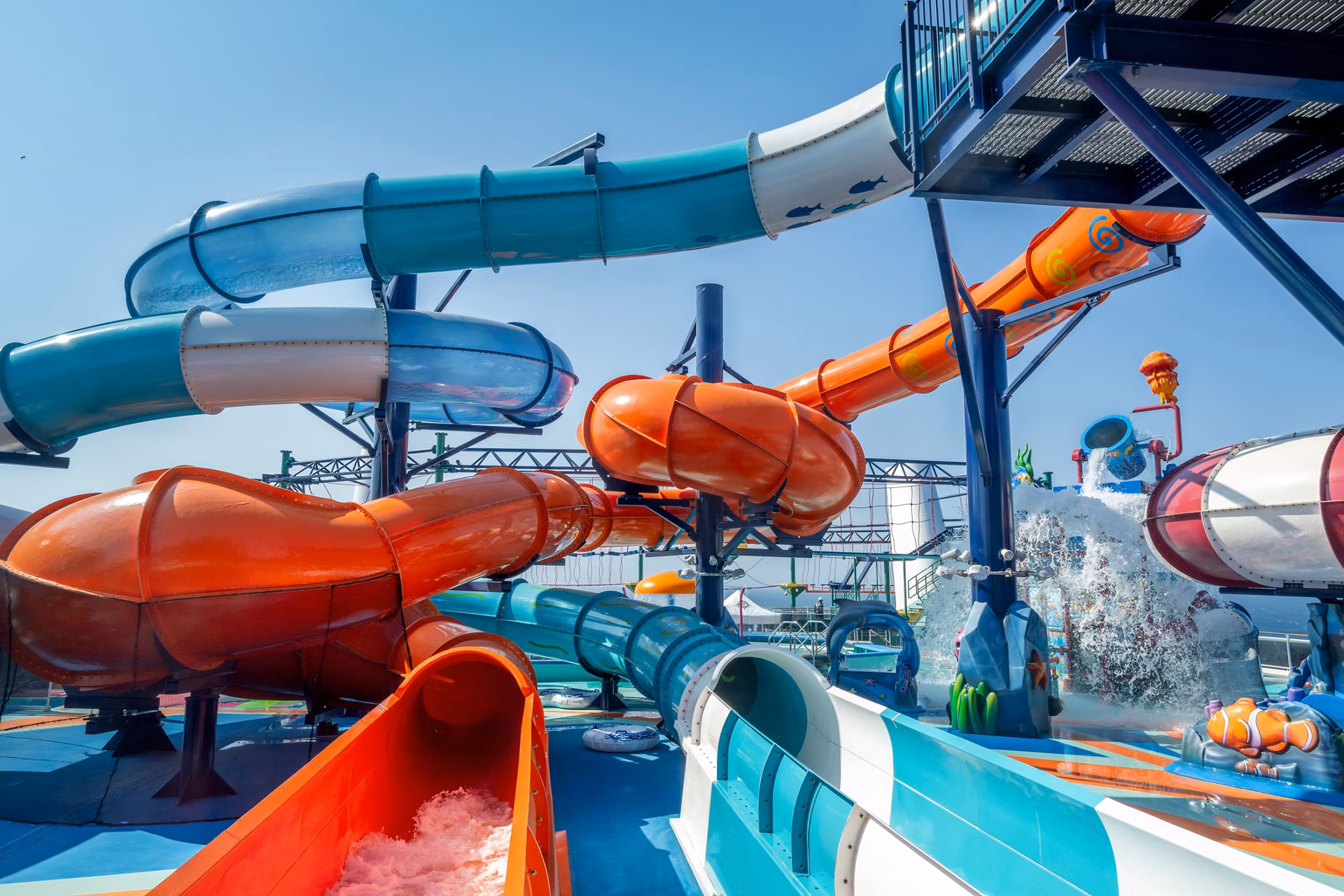 Aquapark an Bord der MSC Euribia