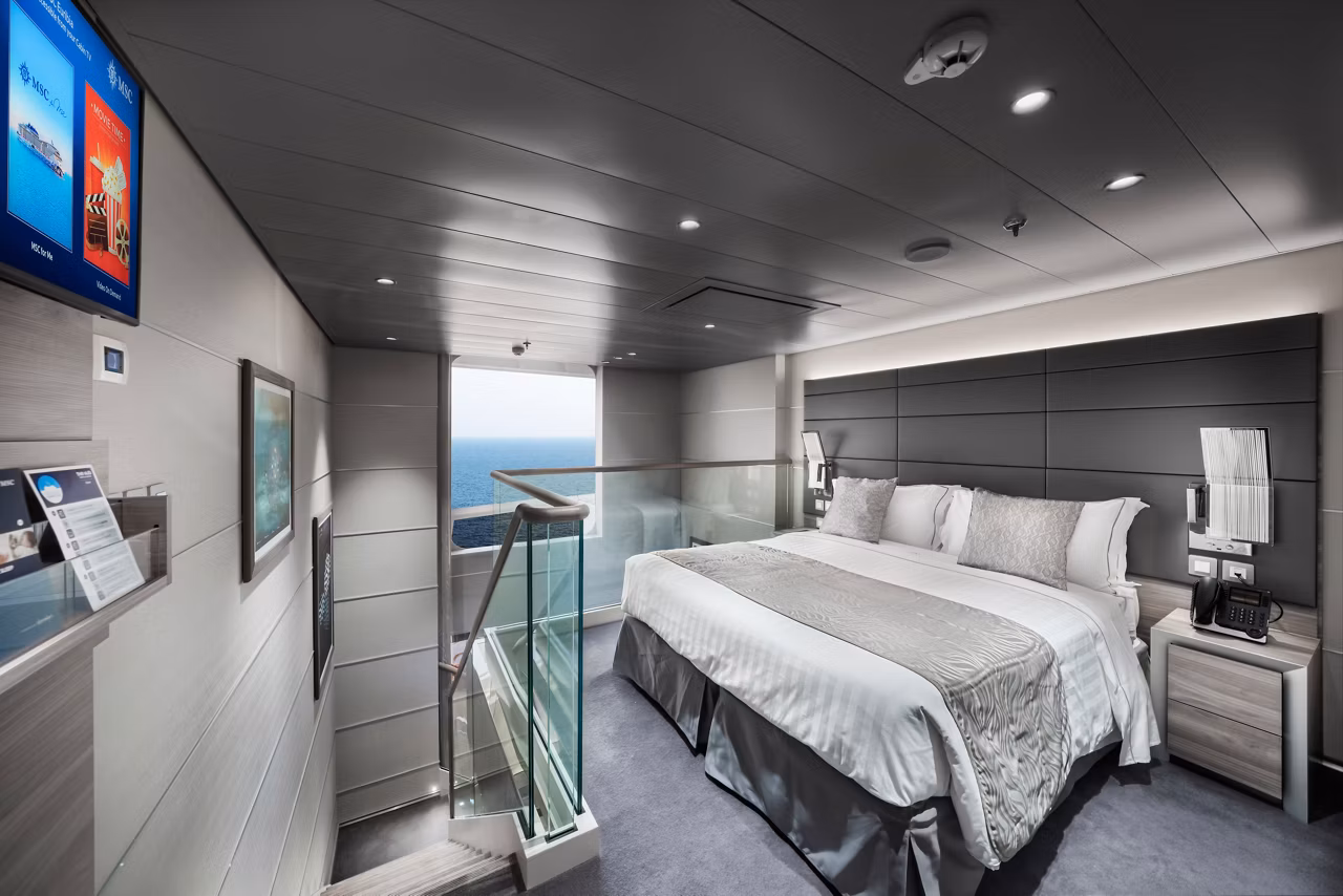 Repräsentative MSC Yacht Club Suite der MSC Euribia