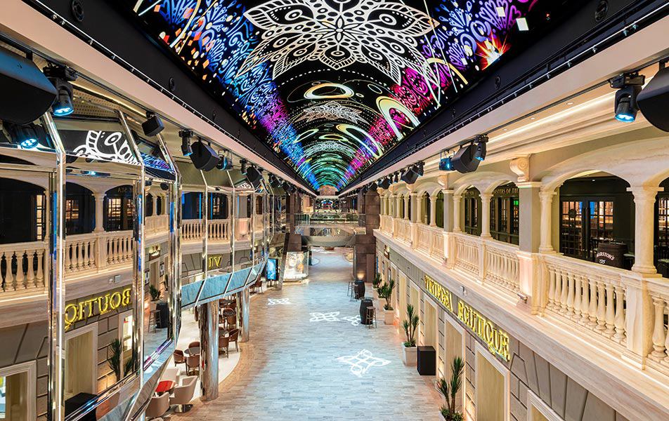 Galleria Virtuosa mit LED-Himmel