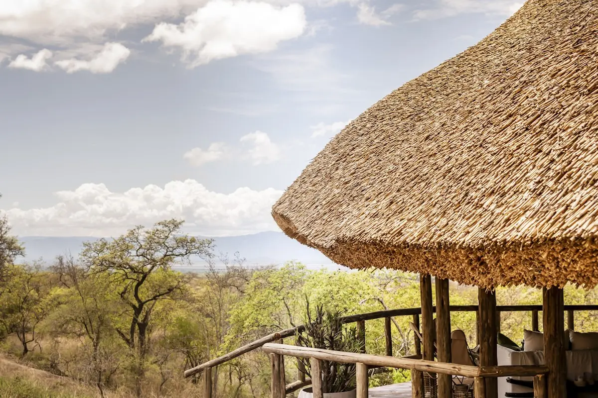 Ormatai Rock mit weitem Blick über die Landschaft des Tarangire