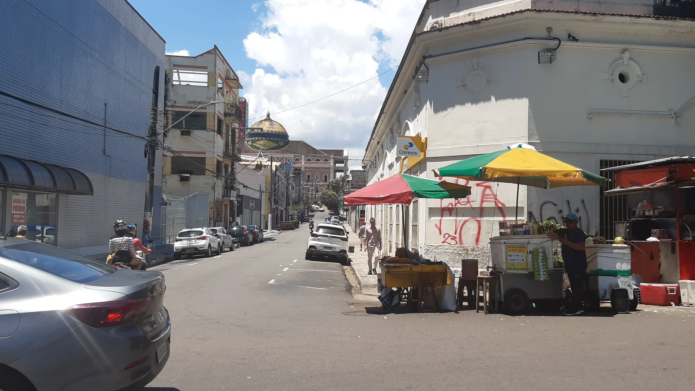 Architektur in Manaus, Brasilien — Belle-Époque-Bauten der Kautschuk-Ära