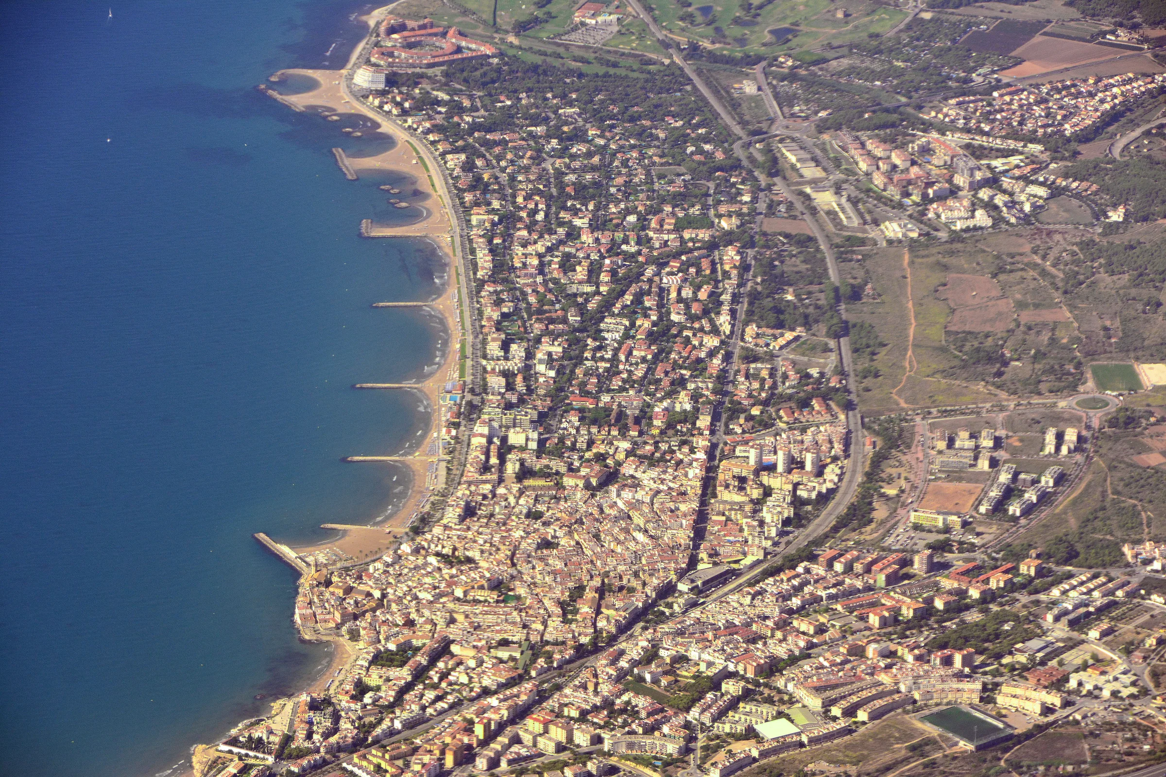 Sitges und seine Strände an der katalanischen Küste